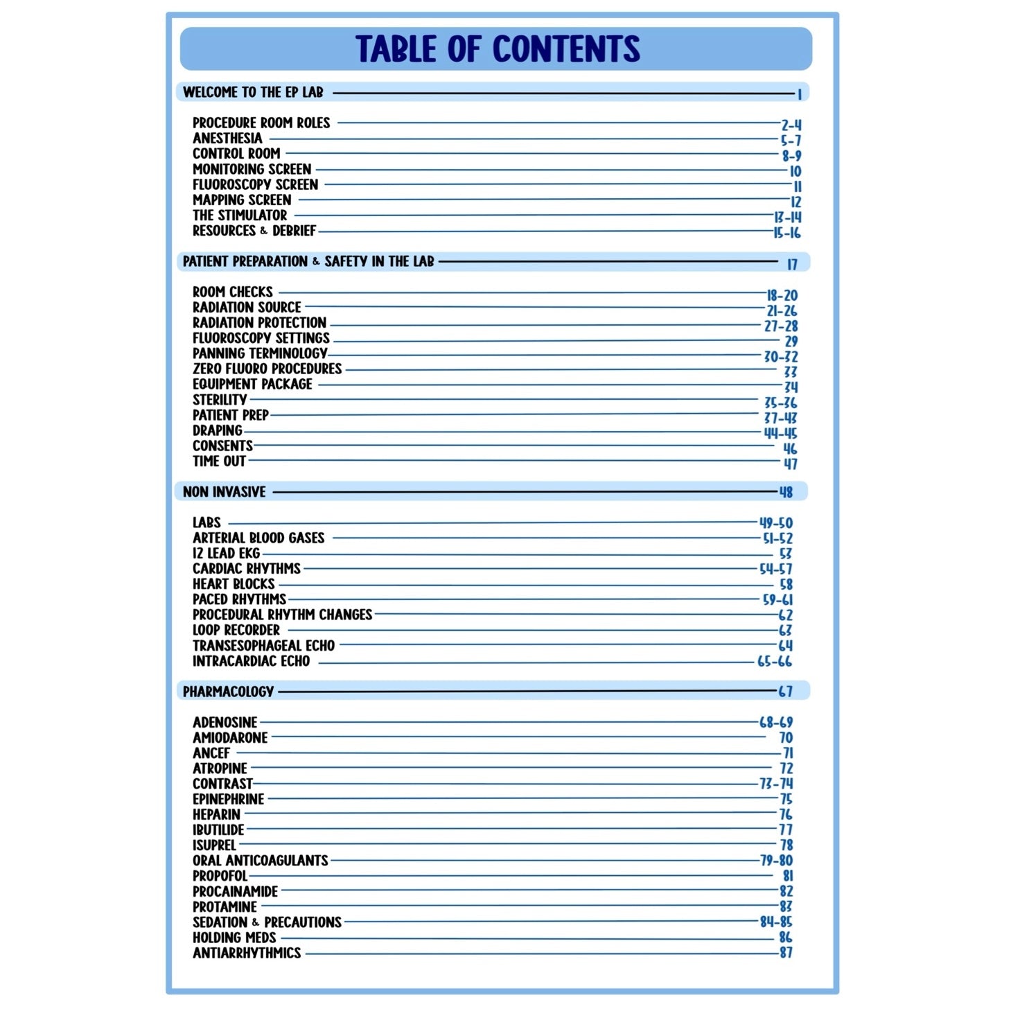 The EP Lab Visual Orientation Manual